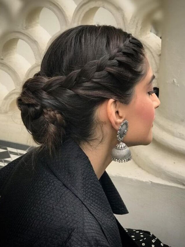 21 Stylish And Beautiful Indian Hairstyle For Saree | Wedding bun hairstyles,  Indian hairstyles for saree, Bridal hair buns